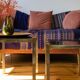 Brass nesting coffee tables