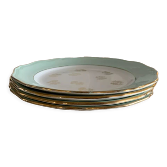 Set of 4 plates L'Amandinoise Poreylor