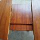 Vintage baumann round scandinavian table extendable a system