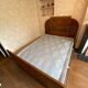 Art deco bed dating from the 30s in Ronce de Noyer