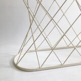 White twisted console table 1980s