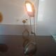 Lampe à poser métal noir et laiton