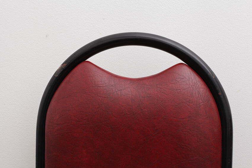Red vintage bistro chair