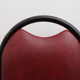 Chaise de bistrot vintage rouge