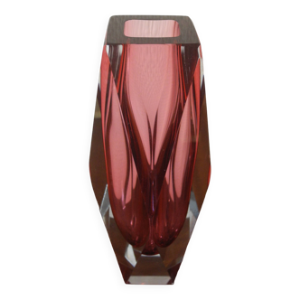 Antique Murano Sommerso vase, vintage Italian vase, 50s and 60s design