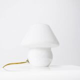 Set of 2 Mushroom Table Lamps by Venini for Mazzega, Italy, 1960s