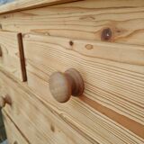 Sandblasted chest of drawers