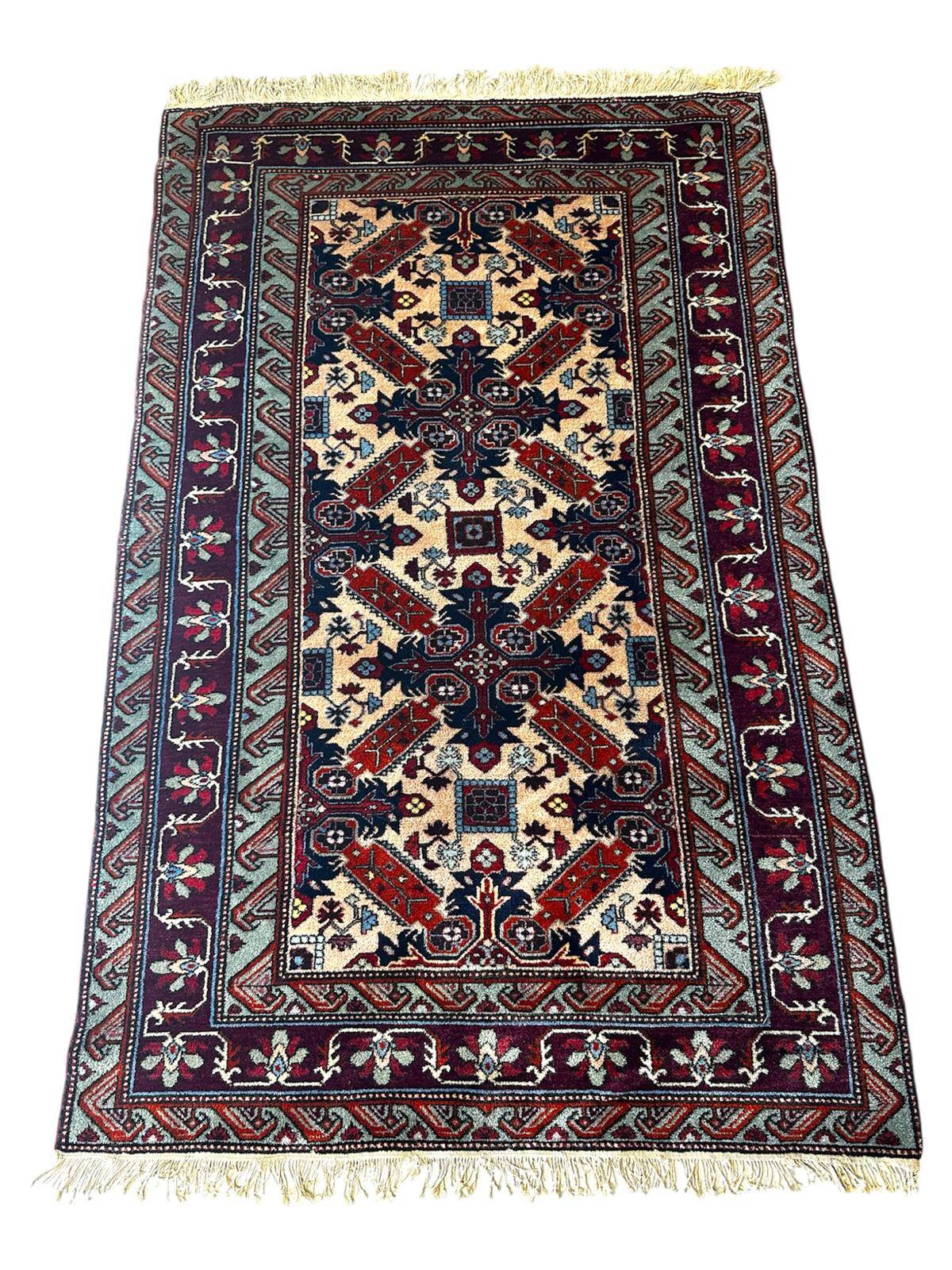 Handmade Turkish rug 125cm x 205cm