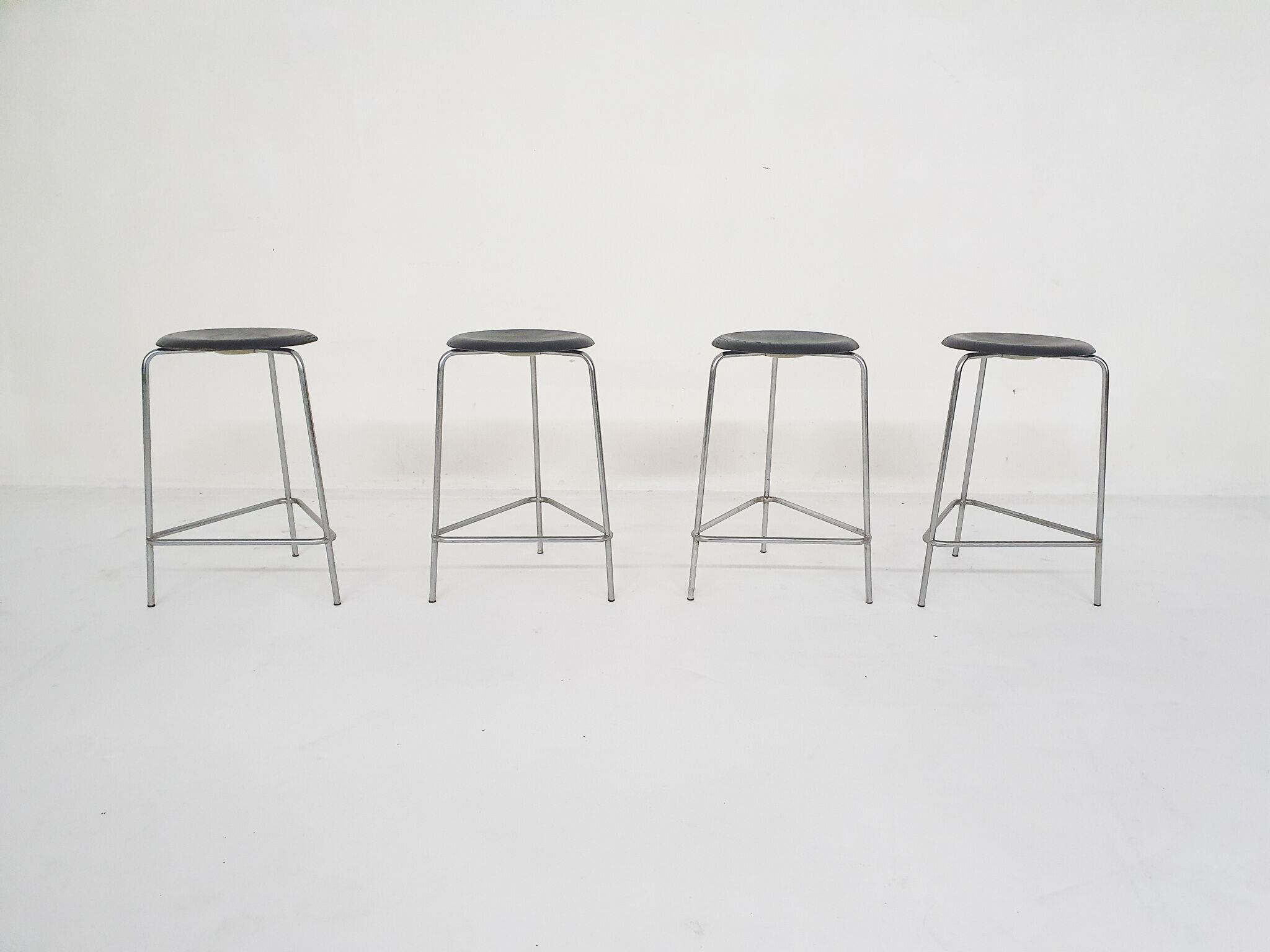 Arne Jacobsen for Fritz Hansen "M3170" stools, Denmark, 1967
