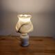 vintage alabaster marble lamp from the 50s-60s
