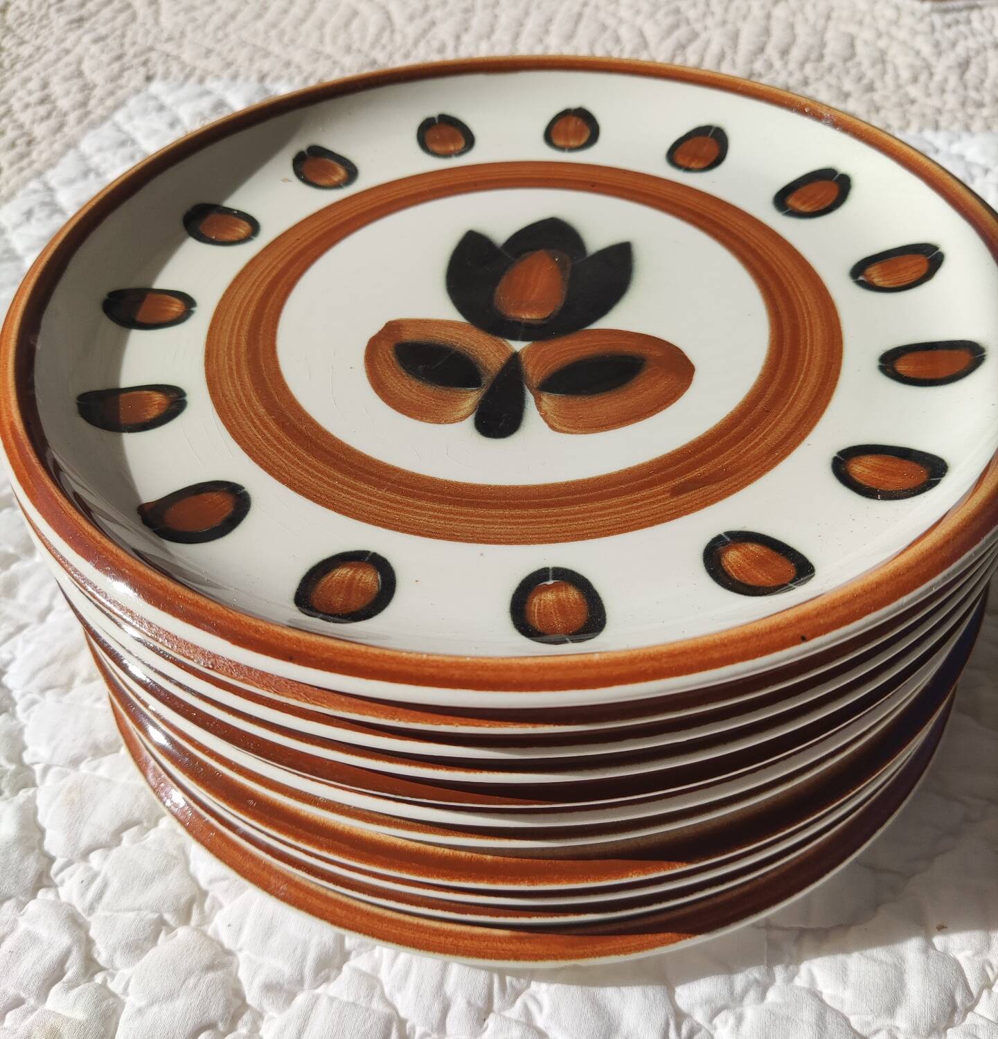 6 Villeroy & Boch Kimono dinner plates