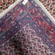 1950s Handmade Indian Wool Rug, Ivory and Red, 3 × 5 ft - 1C1291
