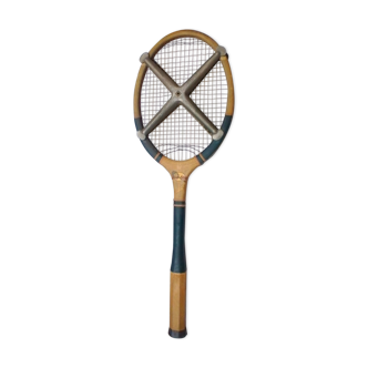 Raquette de tennis vintage en bois Thevenon