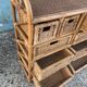 Rattan storage cabinet