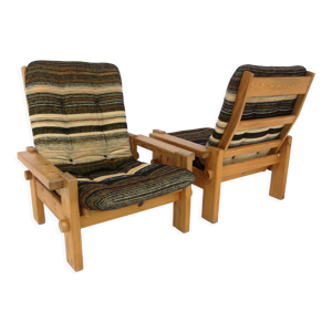 set de 2 fauteuils scandinave