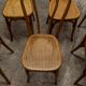 Set of 6 chairs bistro j&j kohn 1900 seat cannage