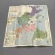Ancienne carte géographique scolaire double face édition Rossignol