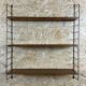60s 70s oak string shelf module by Kajsa & Nils "Nisse" Strinning Sweden