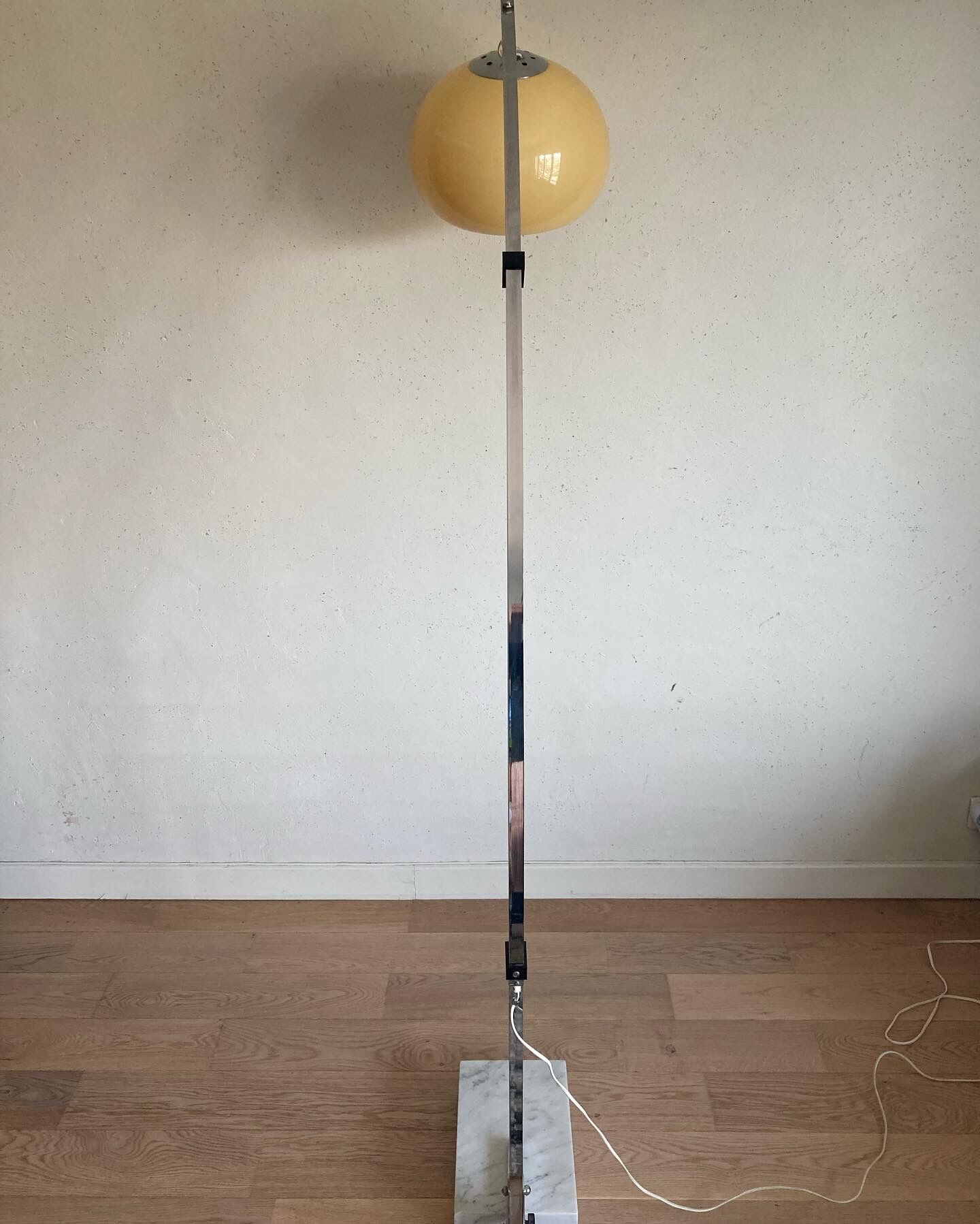 Floor lamp telescopic arch Goffredo Reggiani vintage 1970s