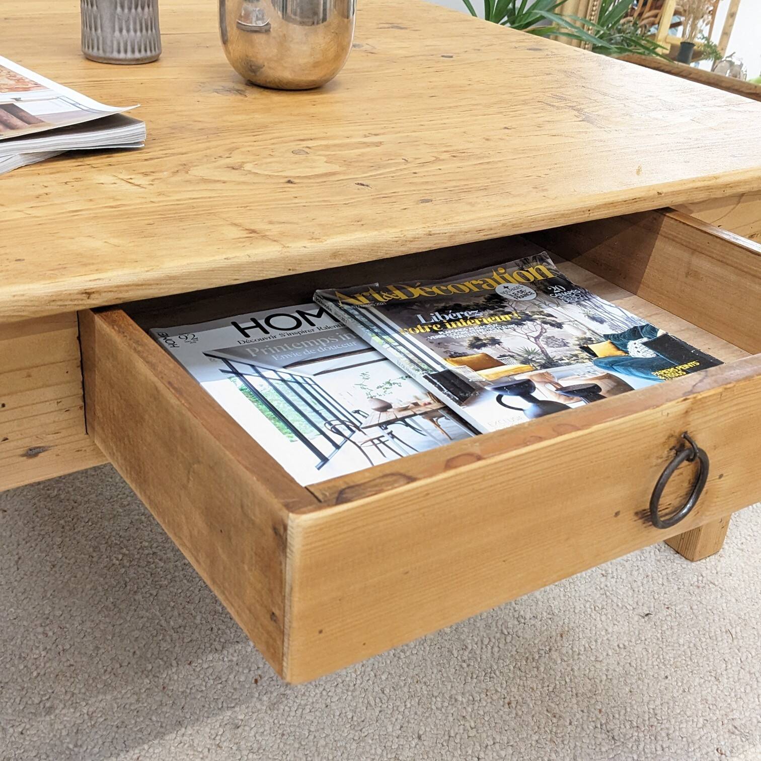 Large vintage coffee table