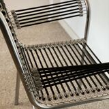 Set of 4 ‘bungee’ lounge chairs