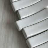 Set of white porcelain chopstick holders