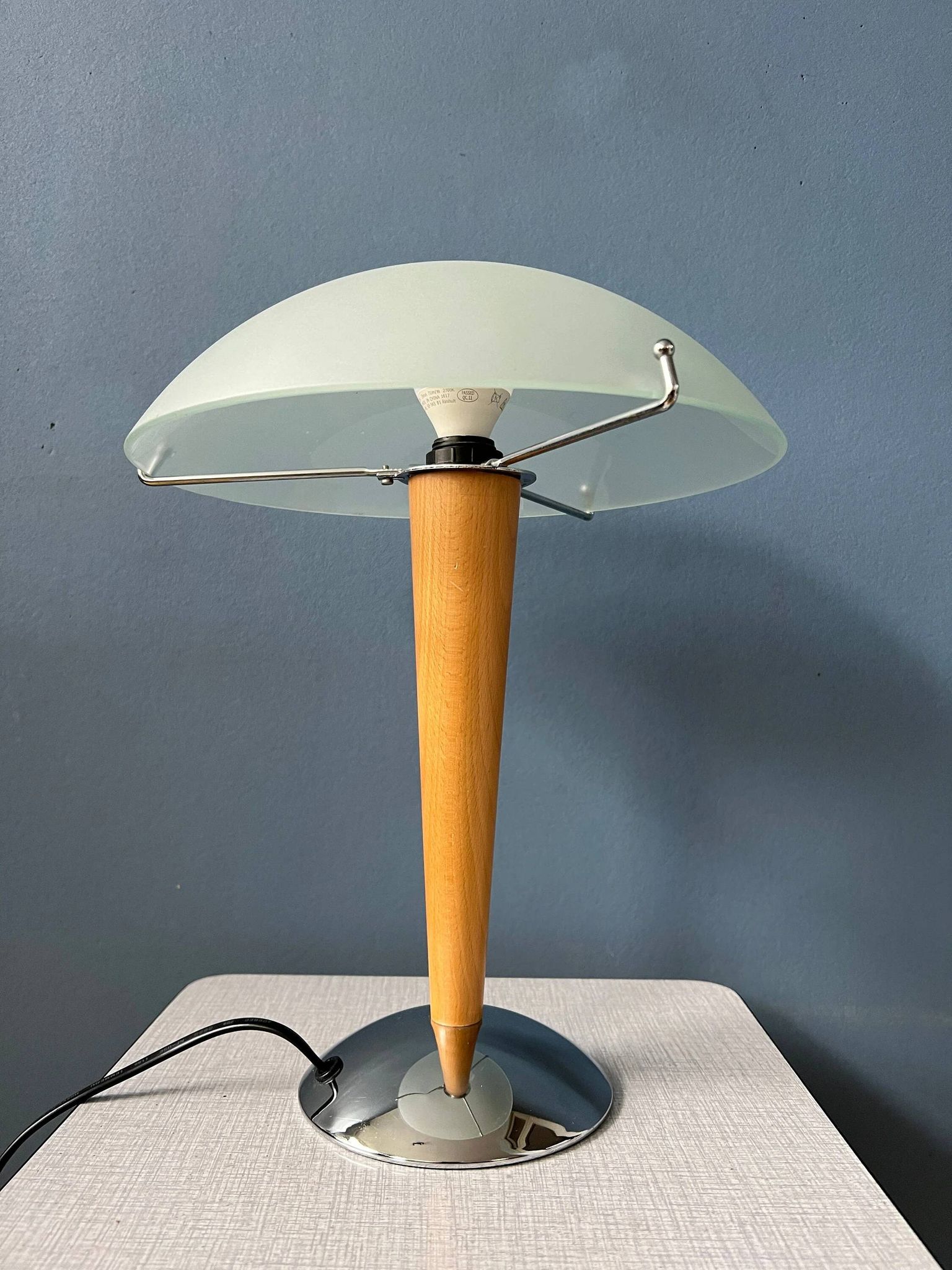 Lampe de table champignon vintage Ikea Kvintol B9503