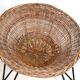 Rattan basket pod lounge chair, 1960
