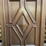 Solid oak bar chest cabinet