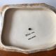 Cheese platter in Vallauris earthenware vintage with its knife
