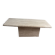 Table basse italienne en travertin – années 1970
