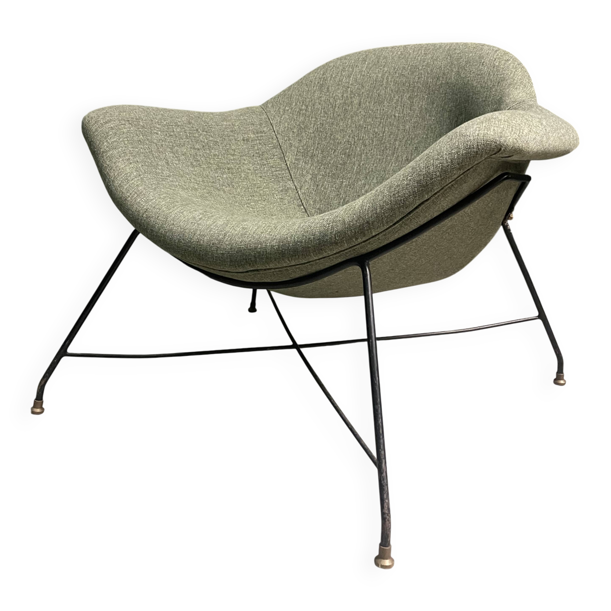 Rare Augusto Bozzi Lounge chair for Saporiti 1950s