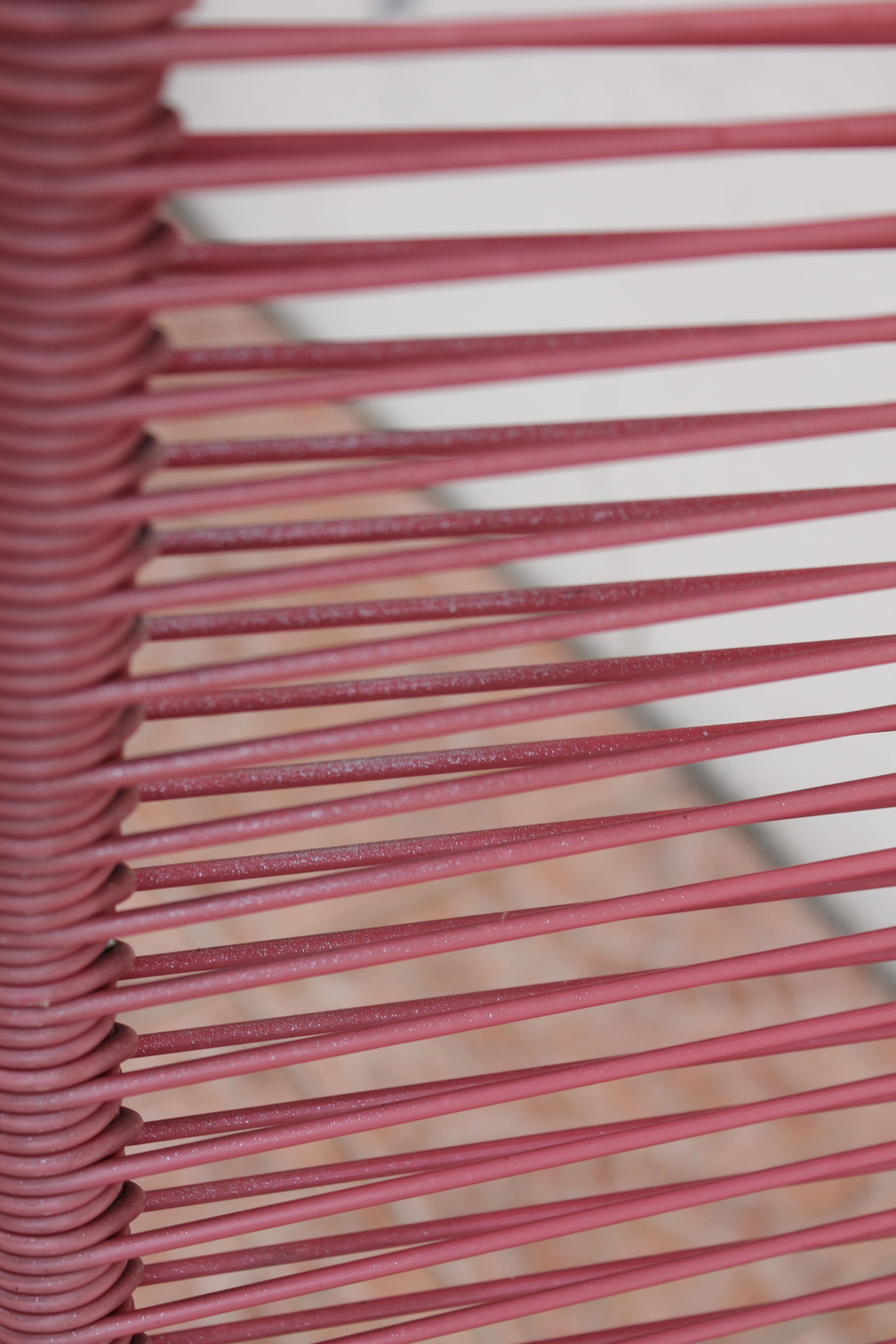 Reclining scoubidou chair