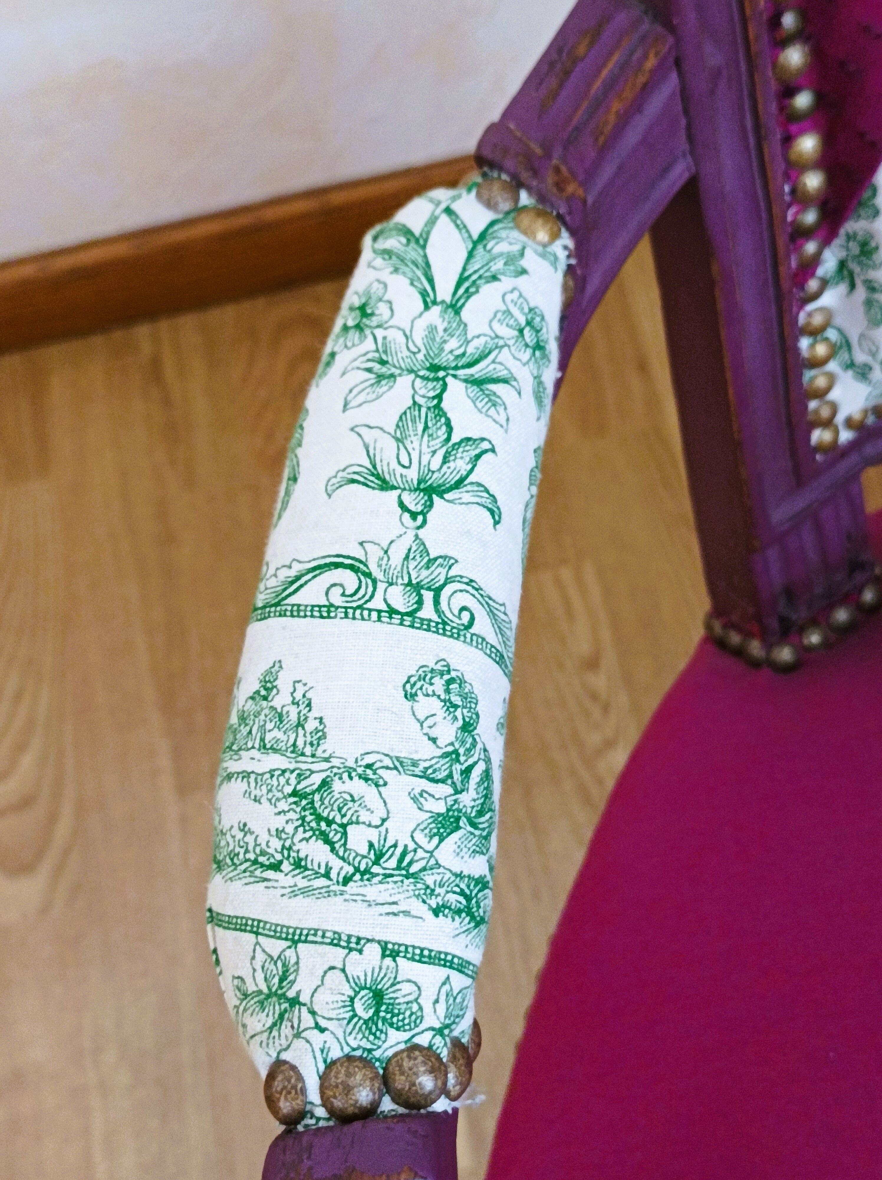 Louis XVI armchair restyled