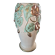 Antique Burmantofts Faience vase – England – relief floral decoration
