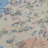 Old MDI History Map: The Crusades-Cultural Centres in France