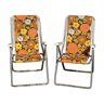 Pair of chairs from camping Kettler vintage 70's.