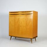 Buffet haut du milieu du siècle Schrank Kleiderschrank WK Möbel 50er Vintage 60er