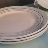 60's flat and dessert plate set