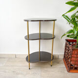 Bean shelf in formica and brass 50s/60s