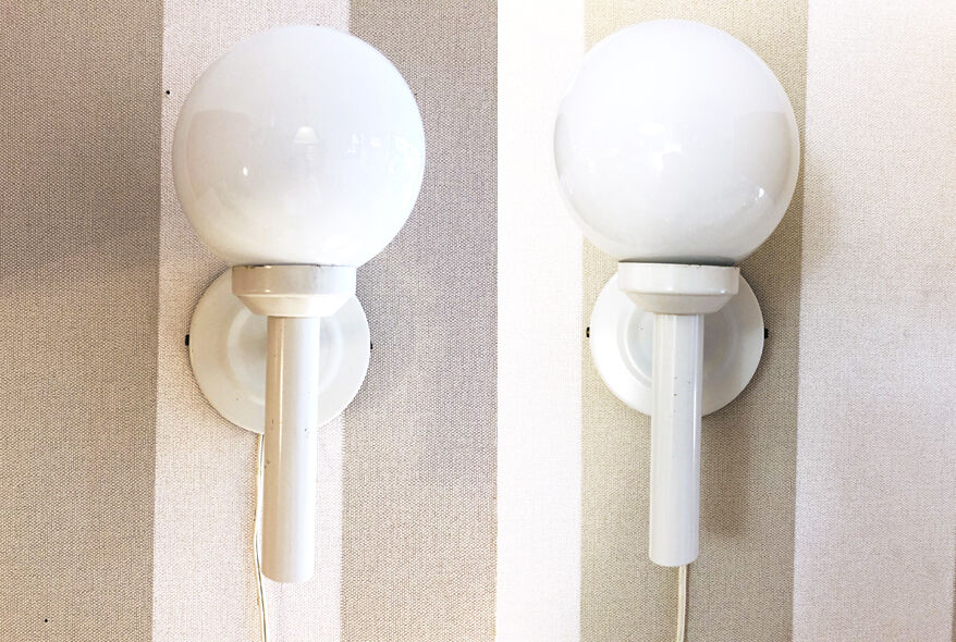 Pair of Abo Randers wall lights, 1970