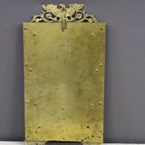 Empire mirror in bronze and marble, early 19th century