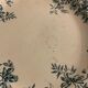 6 old blue flat plates La Samaritane Terre de Fer