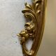 Miroir baroque rocaille en bronze doré