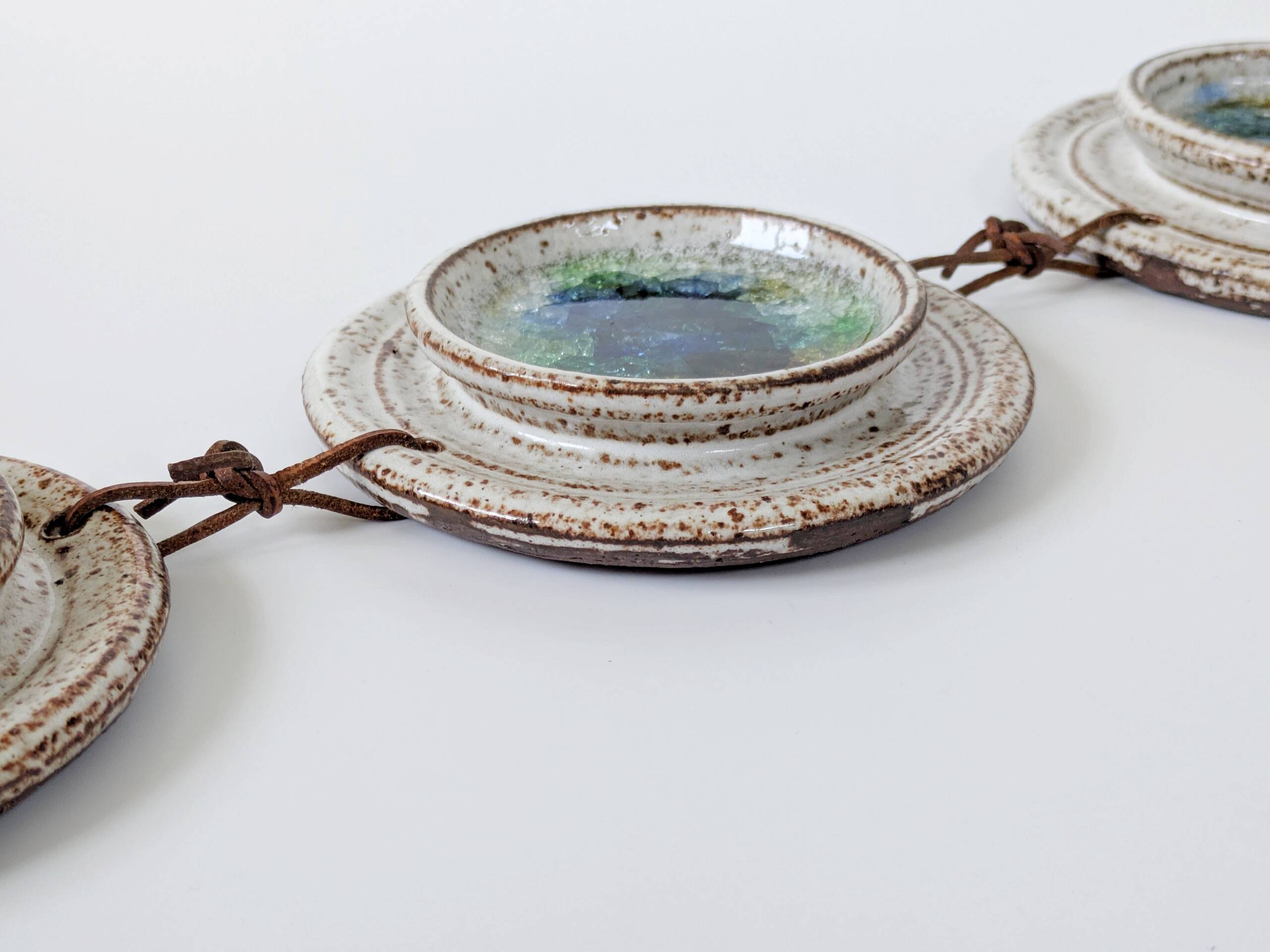 Rare stoneware wall hanging by Waldorff Svaneke, Denmark, 1960s