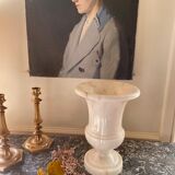 Medici vase in white marble