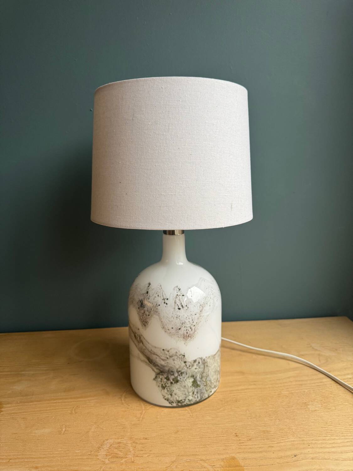 Lampe de table danoise vintage "Symmetric" par Michael Bang pour Holmegaard