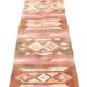 Vintage Turkish hallway rug 78x298 cm