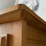 Vintage wooden chest of drawers from the 1950s