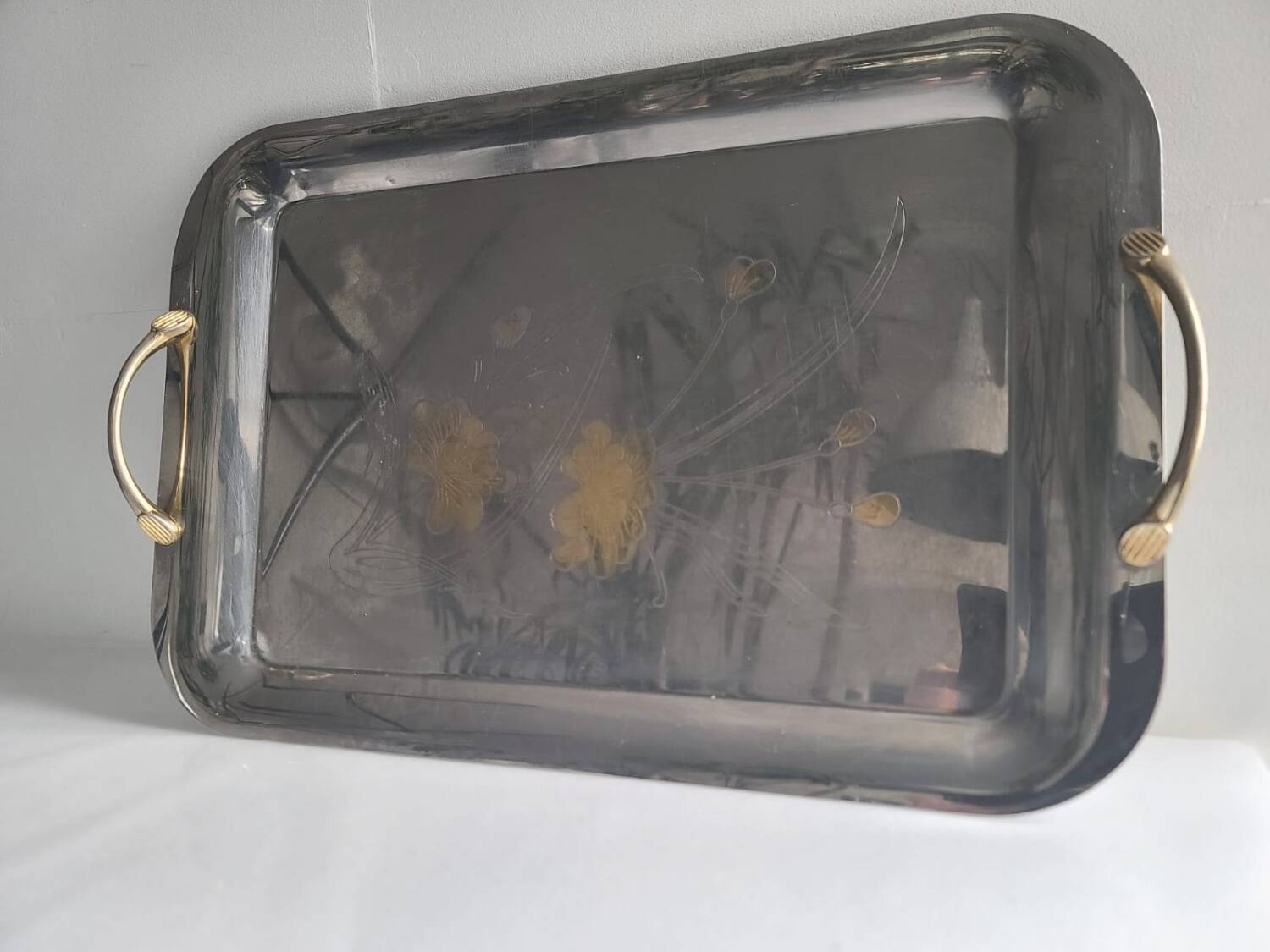 Large Vintage Retro Decorative Serving Tray #PLMR